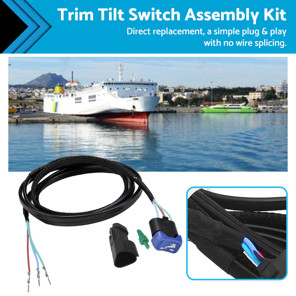 Trim Tilt Switch Assembly Kit Suitable For Johnson Evinrude Outboard 5006358