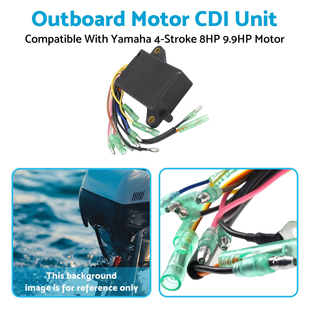 CDI Unit Suitable For Yamaha 4 Stroke 8HP 9.9HP Outboard Motor 68T-85540-00 Outboard Motor CDI Unit